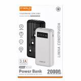 CARREGADOR PORTATIL POWER BANK 20000mAh 3.1A AGOLD BTE-30